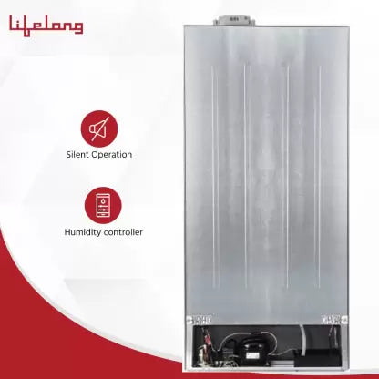 Lifelong 460 L Frost Free Side by Side Refrigerator (Silver, LLSBSR460)(OPEN BOX) Lifelong 460 L Frost Free Side by Side Refrigerator (Silver, LLSBSR460)(OPEN BOX)